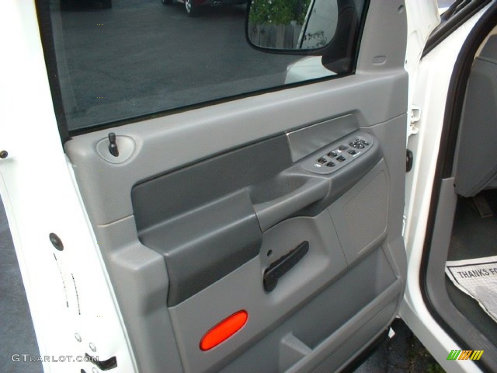 2007 Ram 1500 SLT Mega Cab - Bright White / Medium Slate Gray photo #12