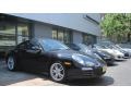 Black 2009 Porsche 911 Carrera 4 Coupe