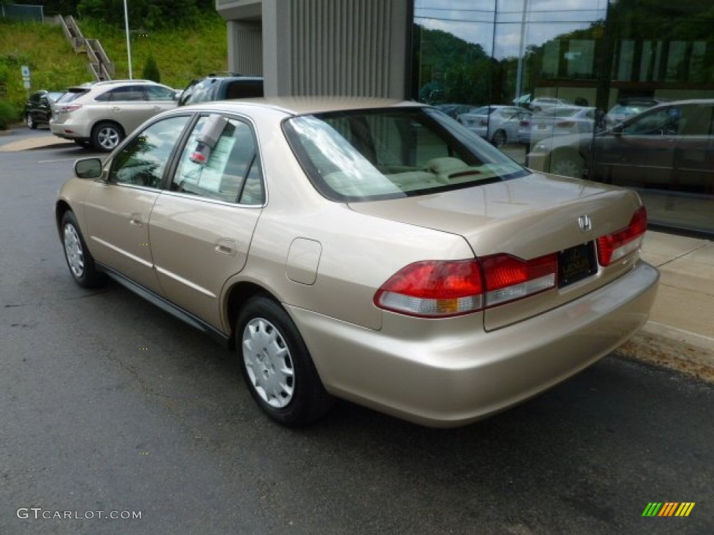 2002 Accord LX Sedan - Naples Gold Metallic / Ivory photo #3
