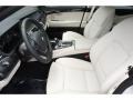 Ivory White/Black Front Seat Photo for 2012 BMW 5 Series #66766271