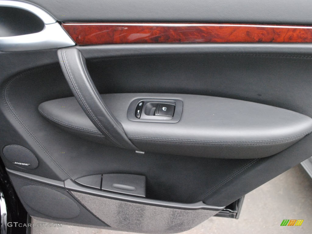 2008 Porsche Cayenne Turbo Black Door Panel Photo #66766349