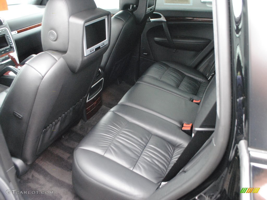 Black Interior 2008 Porsche Cayenne Turbo Photo #66766355