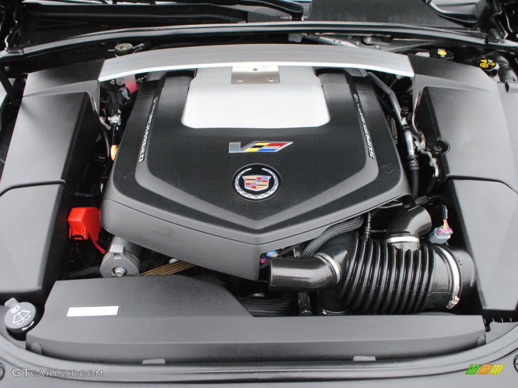 2011 Cadillac CTS -V Coupe Black Diamond Edition 6.2 Liter Supercharged OHV 16-Valve V8 Engine Photo #66766535