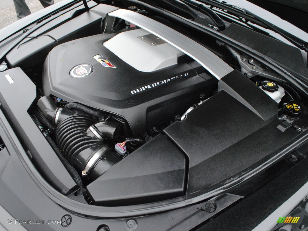 2011 Cadillac CTS -V Coupe Black Diamond Edition 6.2 Liter Supercharged OHV 16-Valve V8 Engine Photo #66766538