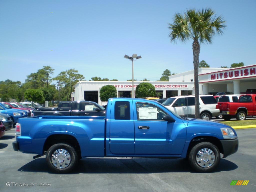 2008 Raider LS Extended Cab - Electric Blue / Slate photo #2