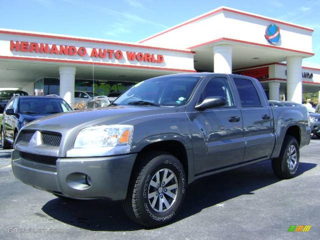 2008 Raider LS Double Cab - Granite Gray Metallic / Slate photo #1