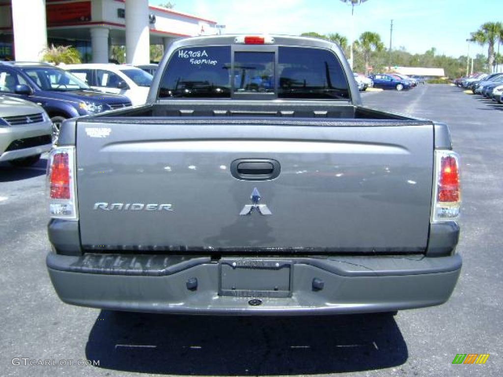 2008 Raider LS Double Cab - Granite Gray Metallic / Slate photo #4