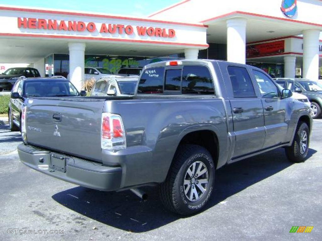 2008 Raider LS Double Cab - Granite Gray Metallic / Slate photo #5