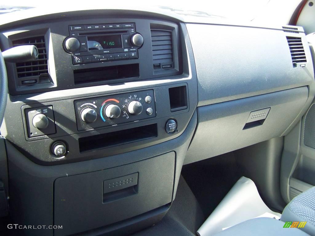 2008 Ram 1500 ST Quad Cab 4x4 - Inferno Red Crystal Pearl / Medium Slate Gray photo #18