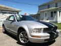 2005 Satin Silver Metallic Ford Mustang V6 Premium Coupe  photo #1