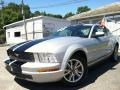 2005 Satin Silver Metallic Ford Mustang V6 Premium Coupe  photo #3