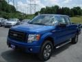 2012 Blue Flame Metallic Ford F150 STX SuperCab 4x4  photo #4