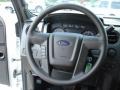 Steel Gray 2012 Ford F150 STX SuperCab 4x4 Steering Wheel