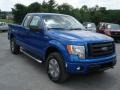 2012 Blue Flame Metallic Ford F150 STX SuperCab 4x4  photo #2