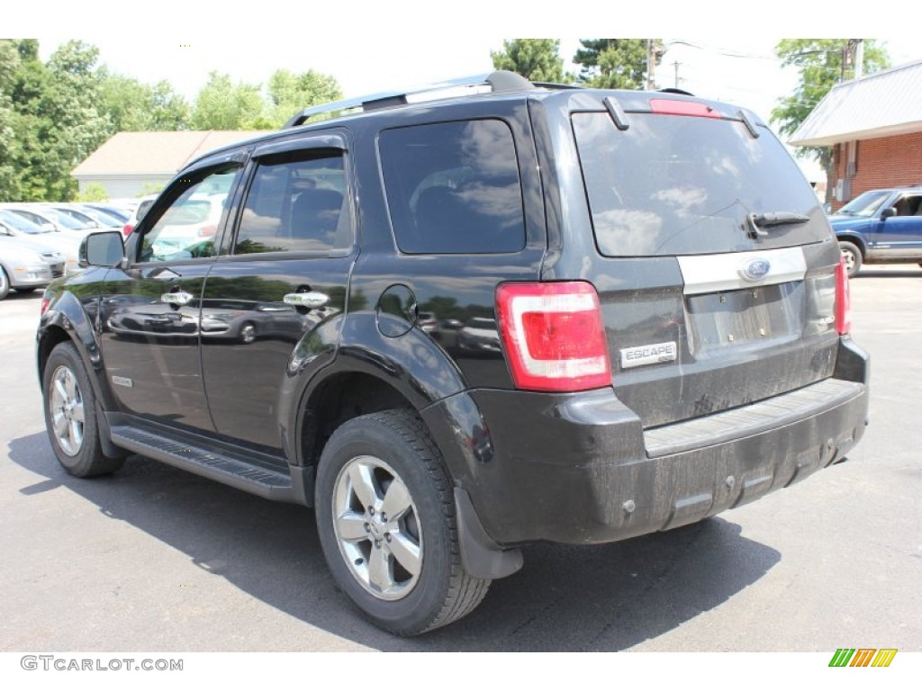 2009 Escape Limited 4WD - Black / Charcoal photo #15