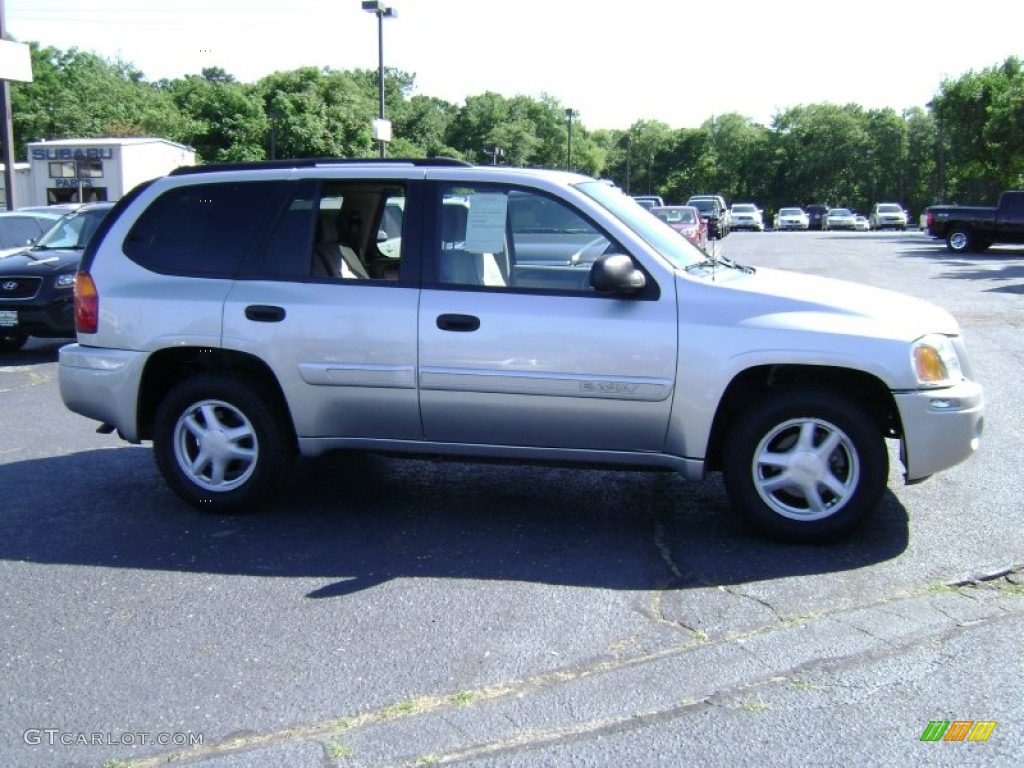 2004 Envoy SLE 4x4 - Liquid Silver Metallic / Medium Pewter photo #7