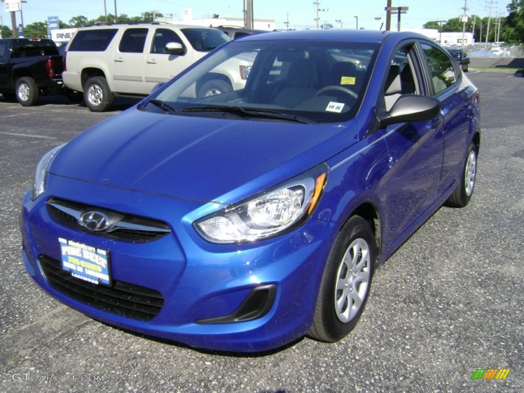 Marathon Blue Hyundai Accent