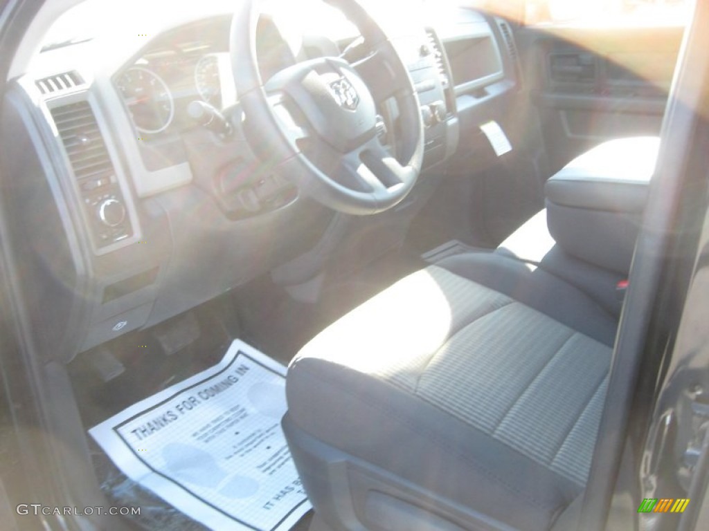 2011 Ram 1500 ST Crew Cab 4x4 - Brilliant Black Crystal Pearl / Dark Slate Gray/Medium Graystone photo #11