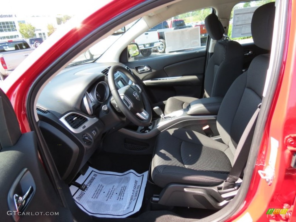 2012 Journey SE - Brilliant Red Tri-Coat Pearl / Black photo #6