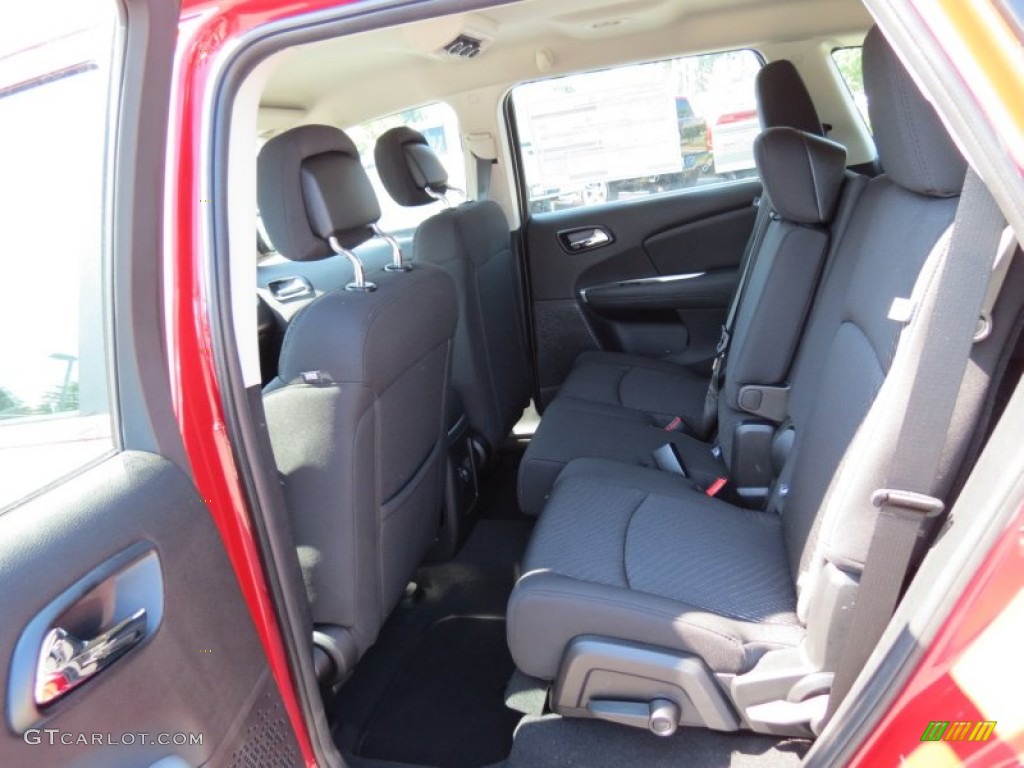 2012 Journey SE - Brilliant Red Tri-Coat Pearl / Black photo #7