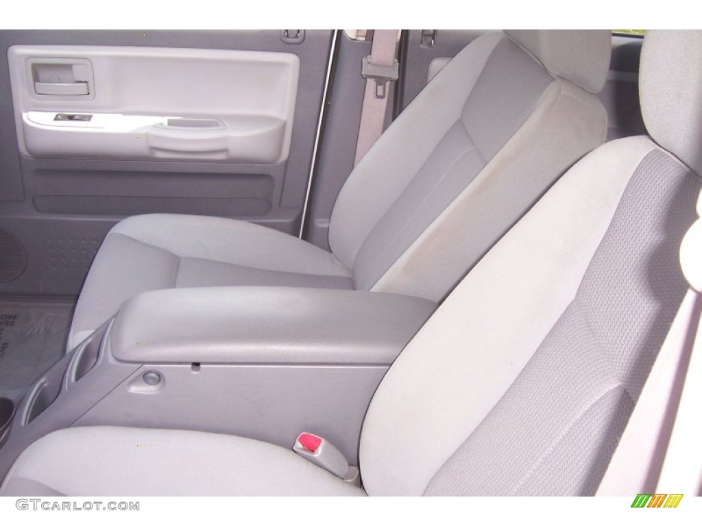2005 Dakota SLT Quad Cab 4x4 - Bright Silver Metallic / Medium Slate Gray photo #20