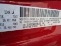 PR1: Bright Red 2012 Dodge Journey SE Color Code