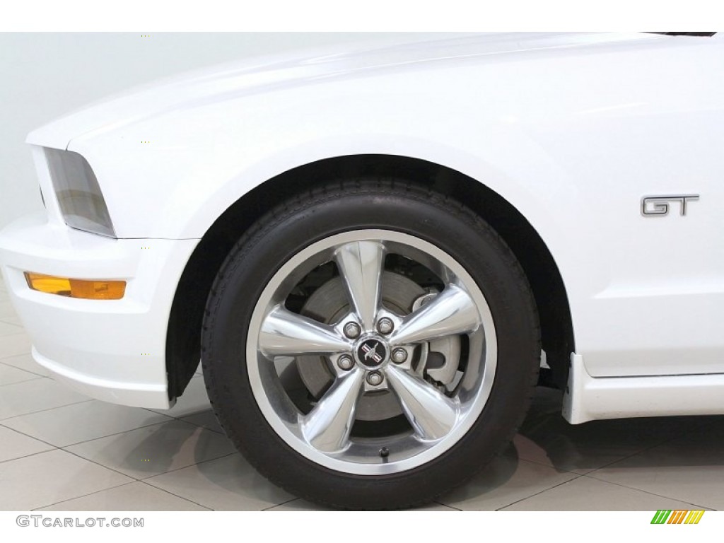 2006 Mustang GT Premium Convertible - Performance White / Light Parchment photo #30
