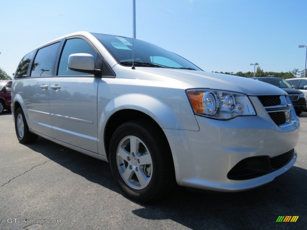 2012 Grand Caravan SXT - Bright Silver Metallic / Black/Light Graystone photo #4