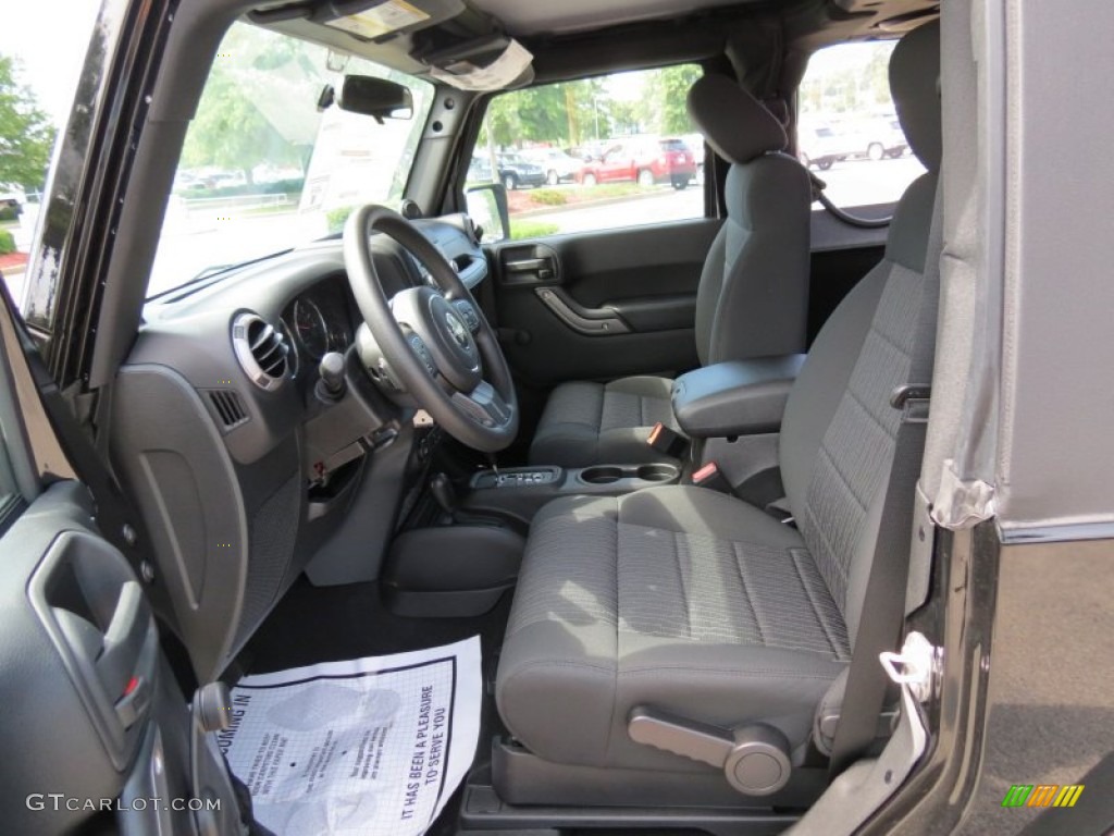 2012 Wrangler Sport 4x4 - Black / Black photo #7