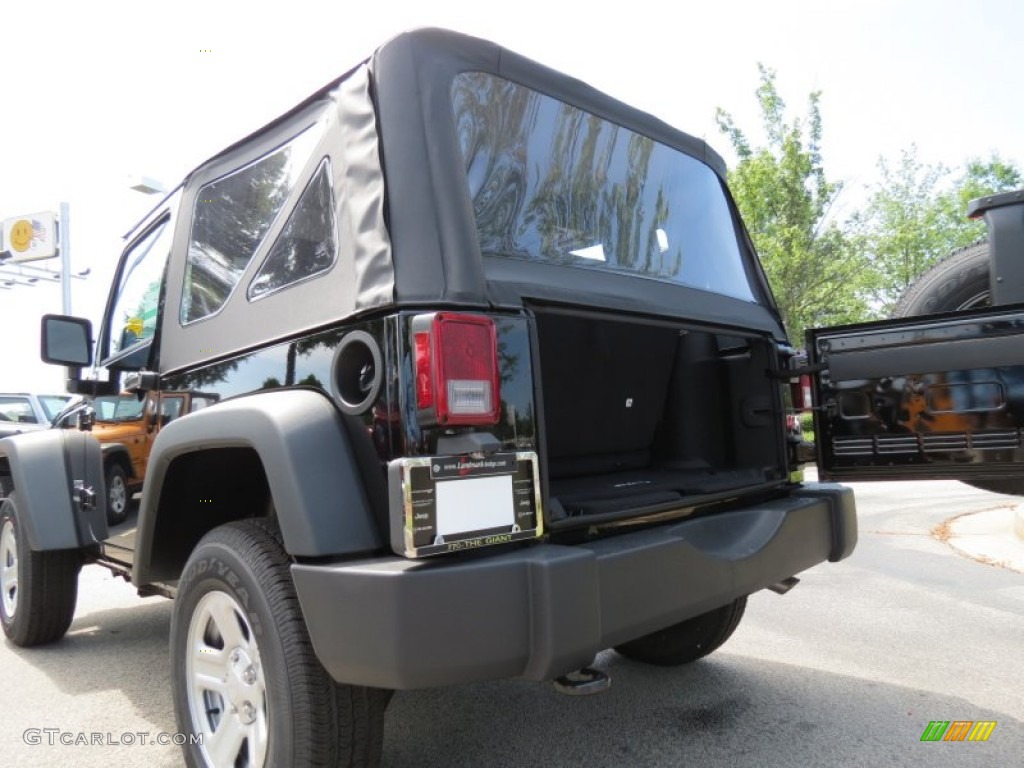 2012 Wrangler Sport 4x4 - Black / Black photo #8