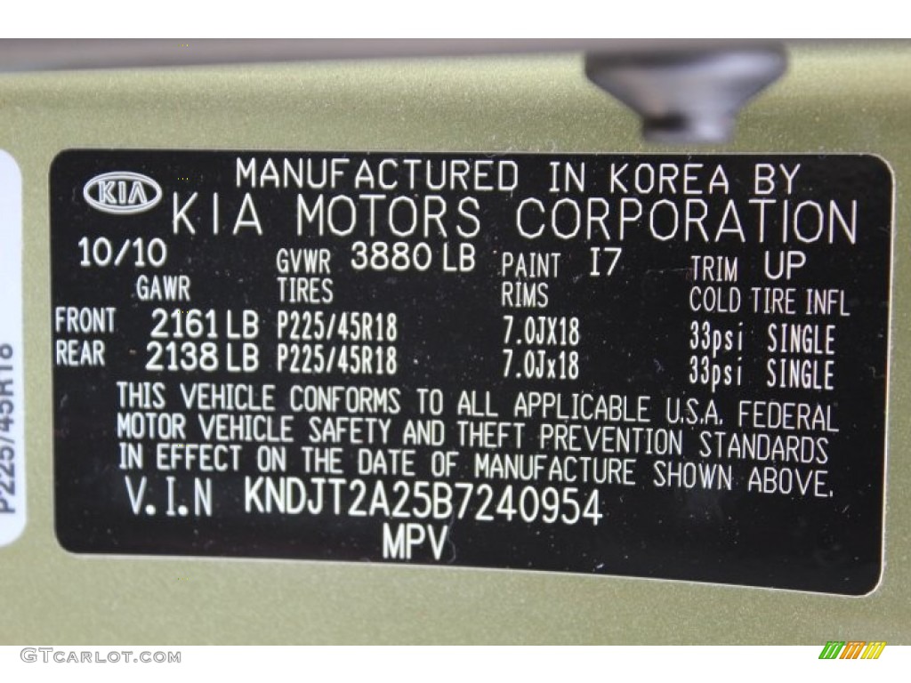 2011 Soul Color Code I7 for Alien Green Photo #66776261