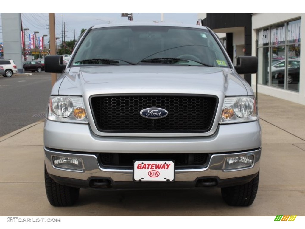 2004 F150 XLT SuperCab 4x4 - Silver Metallic / Medium/Dark Flint photo #2