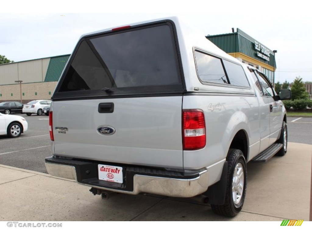 2004 F150 XLT SuperCab 4x4 - Silver Metallic / Medium/Dark Flint photo #5