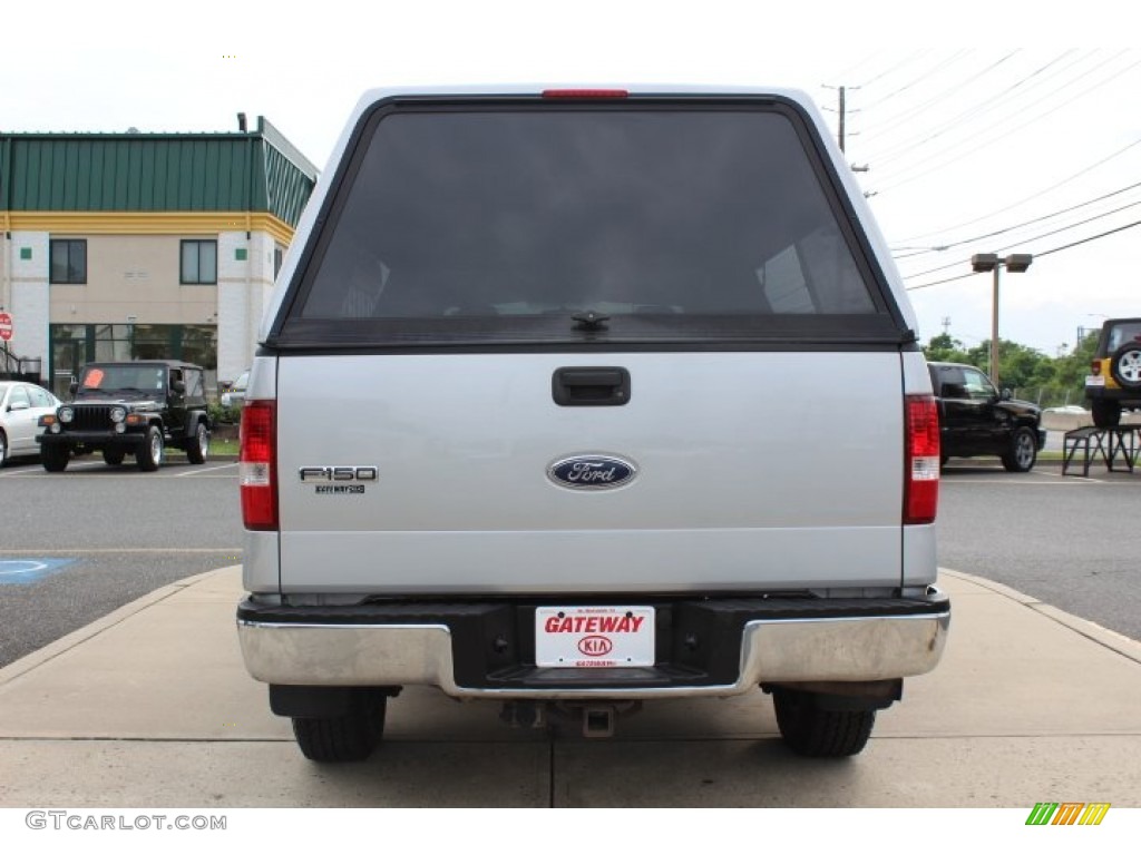 2004 F150 XLT SuperCab 4x4 - Silver Metallic / Medium/Dark Flint photo #6