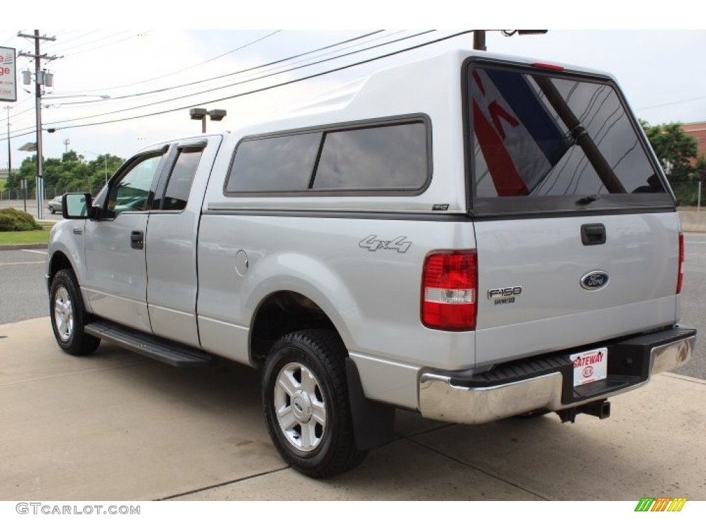 2004 F150 XLT SuperCab 4x4 - Silver Metallic / Medium/Dark Flint photo #7