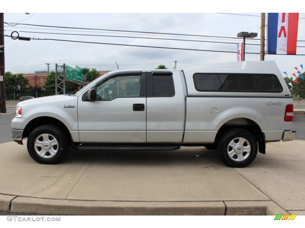 2004 F150 XLT SuperCab 4x4 - Silver Metallic / Medium/Dark Flint photo #8