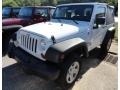 2012 Bright White Jeep Wrangler Sport 4x4  photo #1