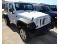 2012 Bright White Jeep Wrangler Sport 4x4  photo #3