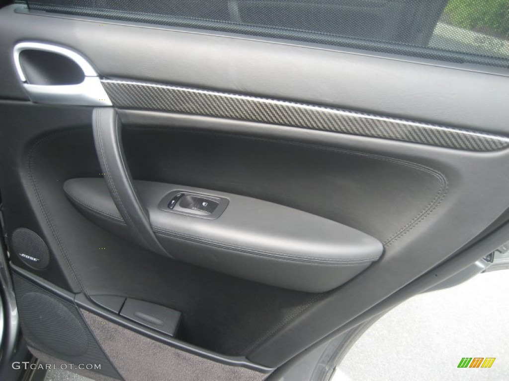 2008 Porsche Cayenne Turbo Black Door Panel Photo #66778839