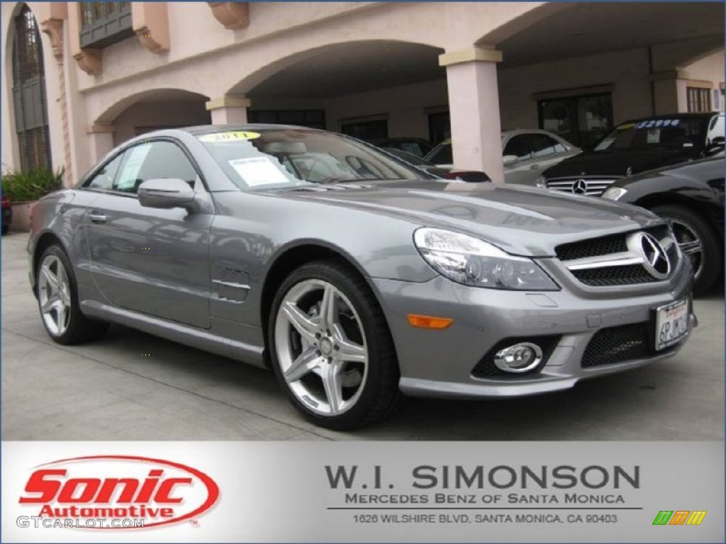 Palladium Silver Metallic Mercedes-Benz SL