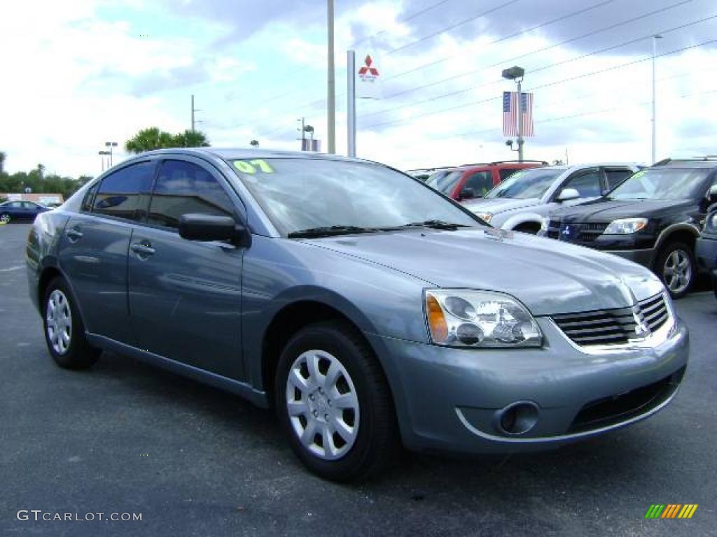 2007 Galant DE - Satin Mesai Gray Pearl / Gray photo #7