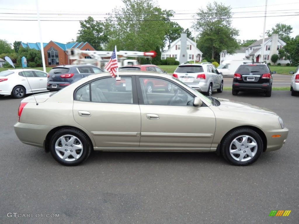 2006 Elantra GLS Sedan - Champagne Beige / Beige photo #4