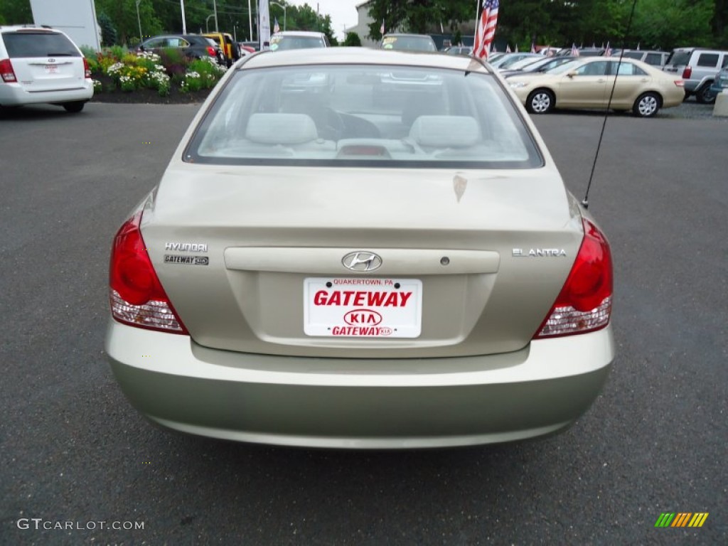 2006 Elantra GLS Sedan - Champagne Beige / Beige photo #6