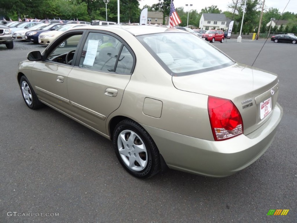 2006 Elantra GLS Sedan - Champagne Beige / Beige photo #7