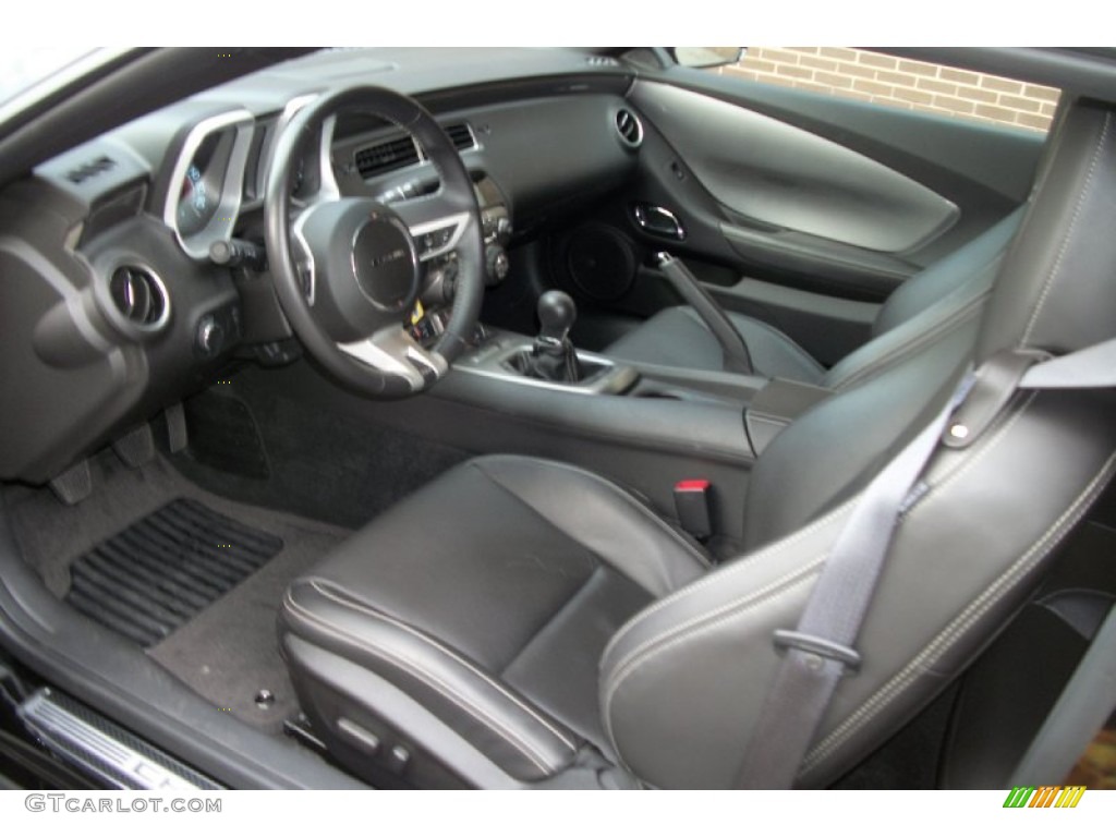 Black Interior 2010 Chevrolet Camaro SS/RS Coupe Photo #66781453