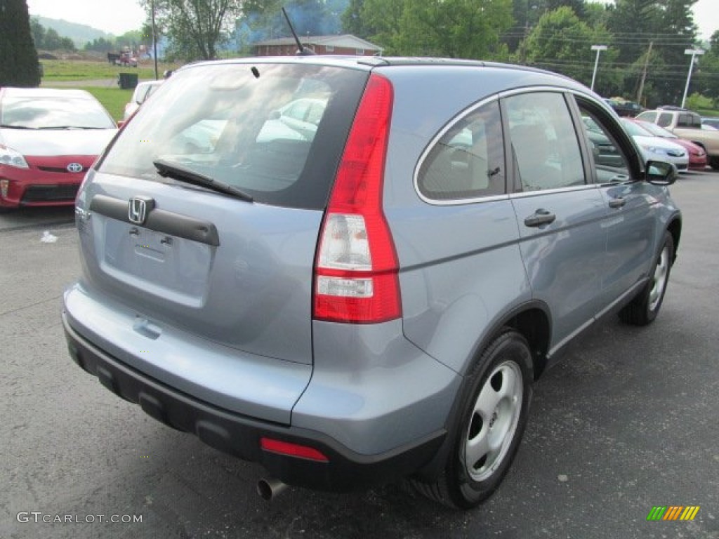 2008 CR-V LX 4WD - Glacier Blue Metallic / Gray photo #6