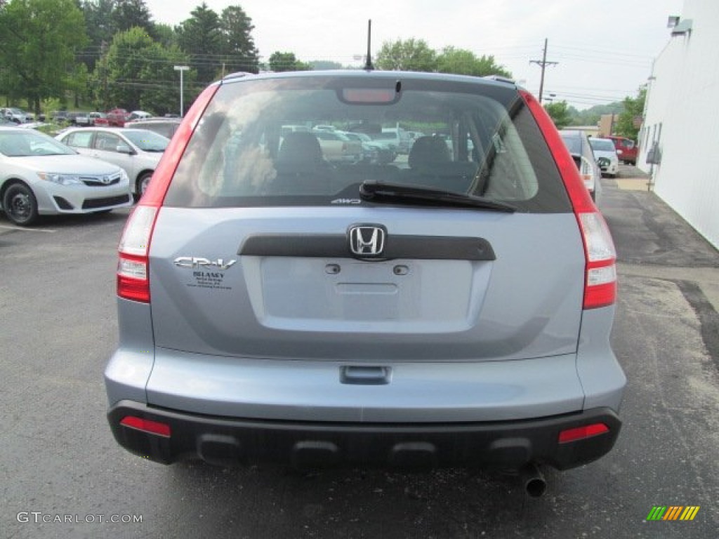 2008 CR-V LX 4WD - Glacier Blue Metallic / Gray photo #7