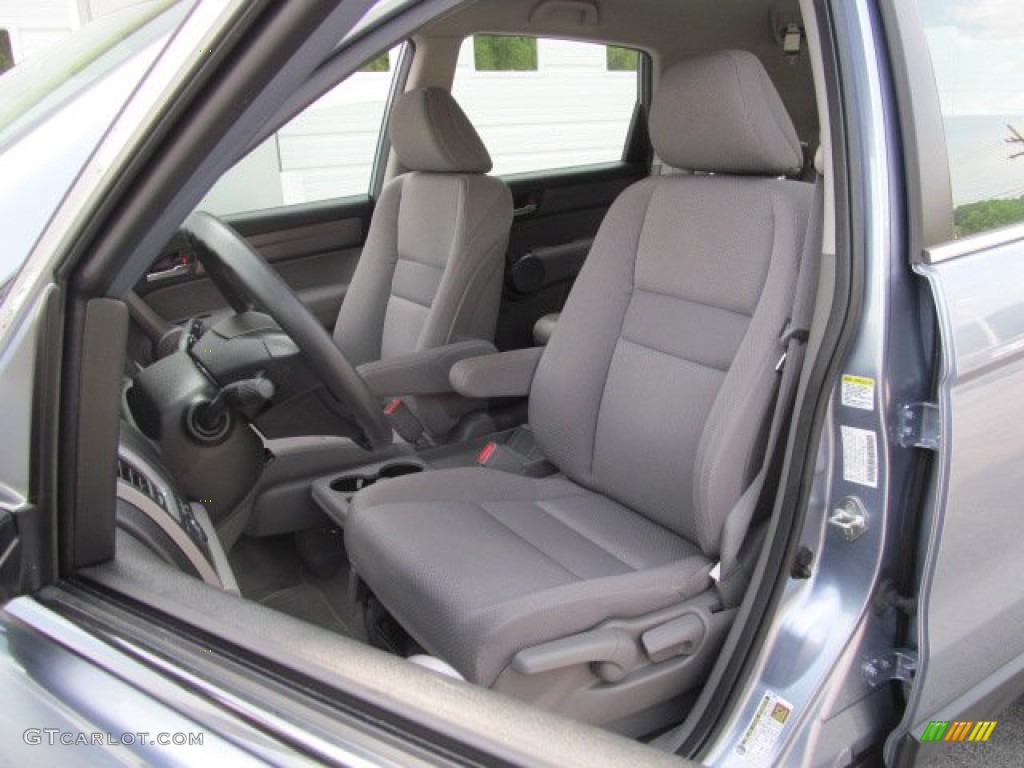 2008 CR-V LX 4WD - Glacier Blue Metallic / Gray photo #11