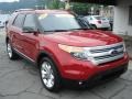 2012 Red Candy Metallic Ford Explorer XLT 4WD  photo #2