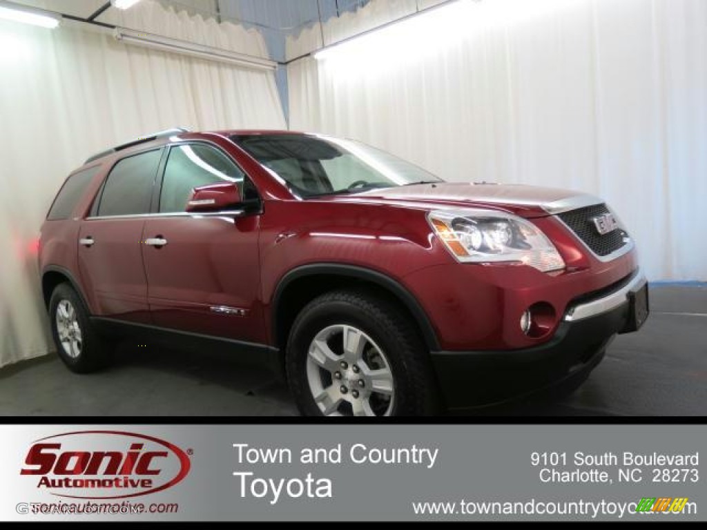 2007 Acadia SLT - Red Jewel Tintcoat / Titanium photo #1